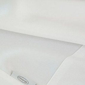 Vodoodpudivý behúň na stôl Aleksa 40 × 180 cm – biely