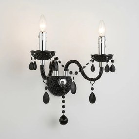 Toolight Toolight, nástenné svietidlo 2xE14, EBT018-2W, čierna, OSW-01235