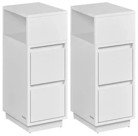 Set dvoch nočných stolíkov LET856W01 (2ks)