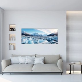 Obraz - Ľadovcové útvary (120x50 cm)