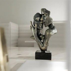 Dekorácia na stôl 31,5x9,5x19 cm živica/patina