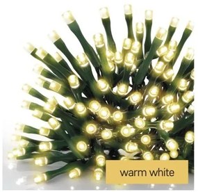 LED vánoční rampouchy Rasta s programy 3,6 m teplá bílá