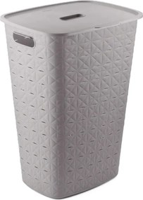 Curver Kôš na špinavú bielizeň LAUNDRY HAMPER 56L, svetlo šedý