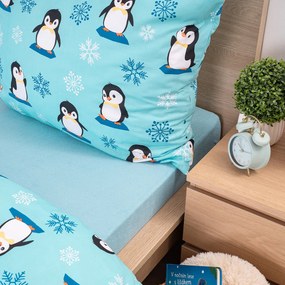 4Home froté prestieradlo svetlo modrá, 180 x 200 cm