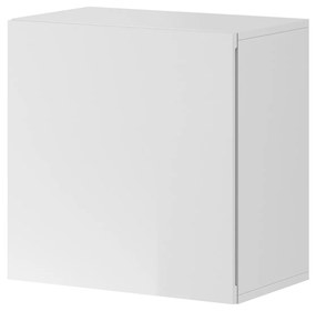 Nástěnná skříňka Vivien 50 cm bílý lesk