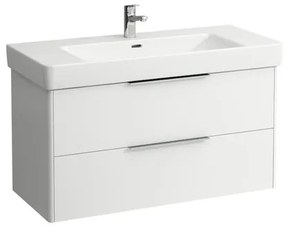 Kúpeľňová skrinka pod umývadlo Laufen Base 101x53x44 cm biela mat H4024521102601