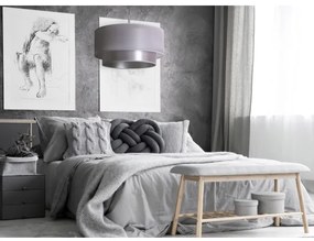 Duolla - Luster na lanku NANTES 1xE27/15W/230V pr. 45 cm strieborná