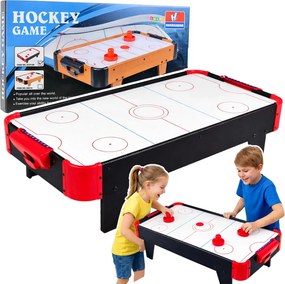 LEAN Toys Mini stolný hokej čierny arkádová hra pre deti