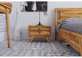 Nočný stolík z dubového dreva Retro 1 - The Beds
