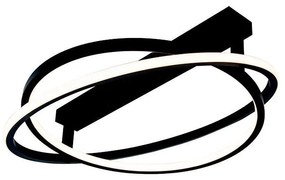 Zambelis 22016 - LED Stmievateľný prisadený luster LED/56W/230V pr. 60 cm čierna