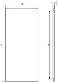 Deante Deante, doska na krájanie 450x200x10 mm pre kuchynský drez, čierna, DEA-ZDM_N00N
