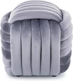 SI Bruni Velvet taburetka sivý