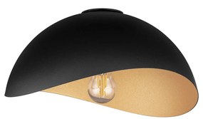 LED čierno-zlaté dizajnové stropné svietidlo Opsi 30