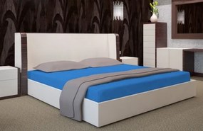 Modré napínacie plachty na postele Šírka: 200 cm | Dĺžka: 220 cm