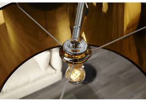 Stojaca lampa 13069 Oblúková Čierna  - Komfort-nábytok