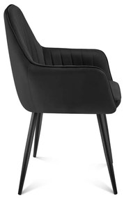 Huzaro Jedálenské stoličky Prince 6.0, sada 4 ks - černá