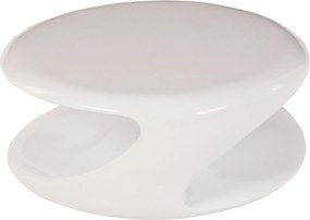 XXXLutz KONFERENČNÝ STOLÍK, biela s vysokým leskom, plast, 80/33 cm Livetastic - Stolíky do obývačky - 001769002001
