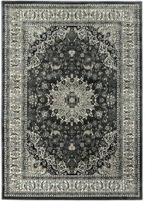 Koberce Breno Kusový koberec VENEZIA 7955A D.Grey, sivá, viacfarebná,160 x 230 cm