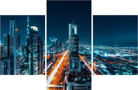 Obraz - Dubajská noc (90x60 cm)
