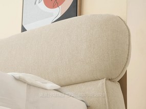 Manželská posteľ 160 cm Asesora 160 (béžová + čierna). Akcia -45%. Vlastná spoľahlivá doprava až k Vám domov. 1137376
