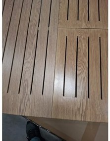 Doppler EXPERT WOOD - záhradný rozkladací hliníkový stôl 150/210 x 90 x 75 cm - 2. akosť (N593)