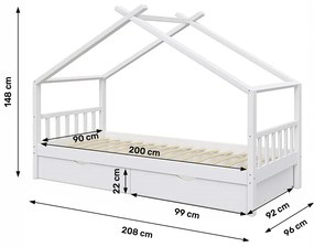 Detská posteľ ELISIA Tempo Kondela