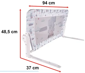 IKO Bezpečnostná zábrana na posteľ 90 cm - slon
