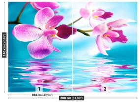Fototapeta Vliesová Voda orchidea 104x70 cm
