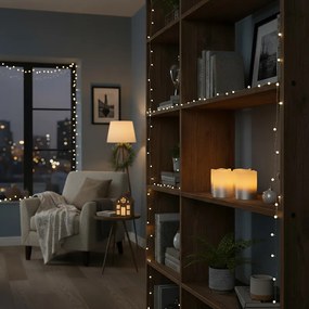 Solight Súprava LED sviečok s časovačom, 4xsviečka, 6,5 cm, strieborná, 4xCR2032 súčasťou, 1v284