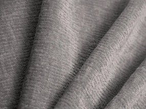 Sivá čalúnená jednolôžková posteľ s úložným priestorom s roštom 90x200 cm Lupine – Micadoni