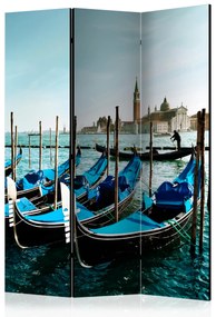 Artgeist Paraván - Gondolas on the Grand Canal, Venice [Room Dividers]