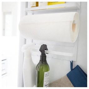 Veľký biely magnetický držiak do kuchyne YAMAZAKI Tower Magnetic Side Rack