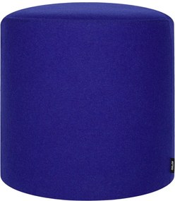 Modrý vlnený taburet Folk – noo.ma