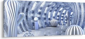 Obraz - 3D abstrakcia (120x50 cm)
