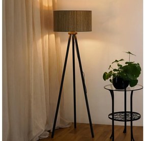 Brilagi - Stojacia lampa BOSTON ROLLER 1xE27/15W/230V hnedá/zlatá