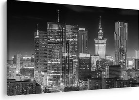 Obraz - Čiernobiely New York (90x60 cm)