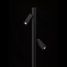 RENDL R12475 FADO LED stojanová lampa, na čítanie čierna