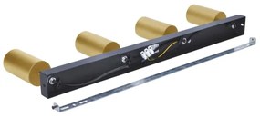 Brilagi - LED stmievateľné bodové svietidlo SELE GOLDEN 4xGU10/6,5W/230V čierna/zlatá
