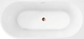 Rea Sydney, akrylová rohová vaňa 160x75 cm, pravá strana, biela lesklá, REA-W0253