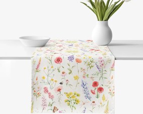 Goldea behúň na stôl valencia - rozkvetlá lúka 50x120 cm