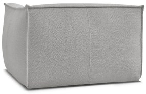 Svetlosivé kreslo z textílie buklé Giorgia – Bobochic Paris