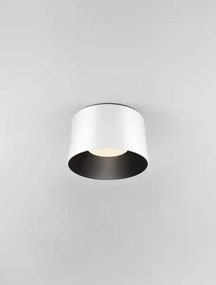 LED bielo-čierne dizajnové stropné svietidlo Atil-35