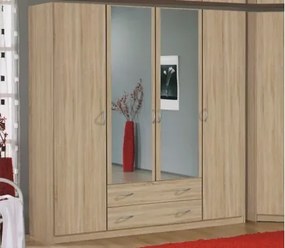 Šatníková skriňa Case, 181 cm, dub sonoma%