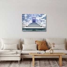 Sklenený obraz - Cesta do inej dimenzie (70x50 cm)