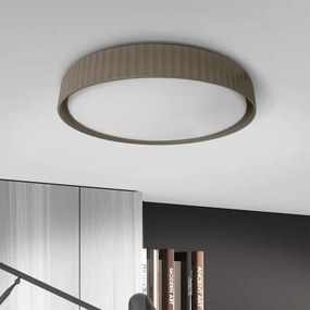 Brilagi - LED stmievateľné stropné svietidlo LUCIA LED/48W/230V pr. 41 cm taupe + diaľkové ovládanie