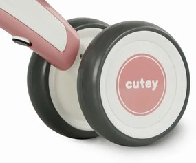 Odrážadlo Qplay Cutey Retro ružové