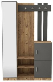 Predsieňová zostava Dano Atlantic Pine and Anthracite