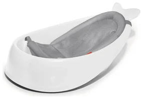 Vanička s ergonomickou podložkou Moby 3 fázová White
