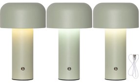 Zelená LED stolová lampa (výška 21,5 cm) Bobby – Star Trading