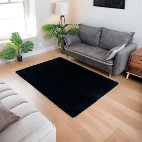 Koberec RABBIT 3D čierny